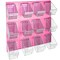 12 Mini Bucket Peg Wall Accessory Organizer Kit Pegboard Panel